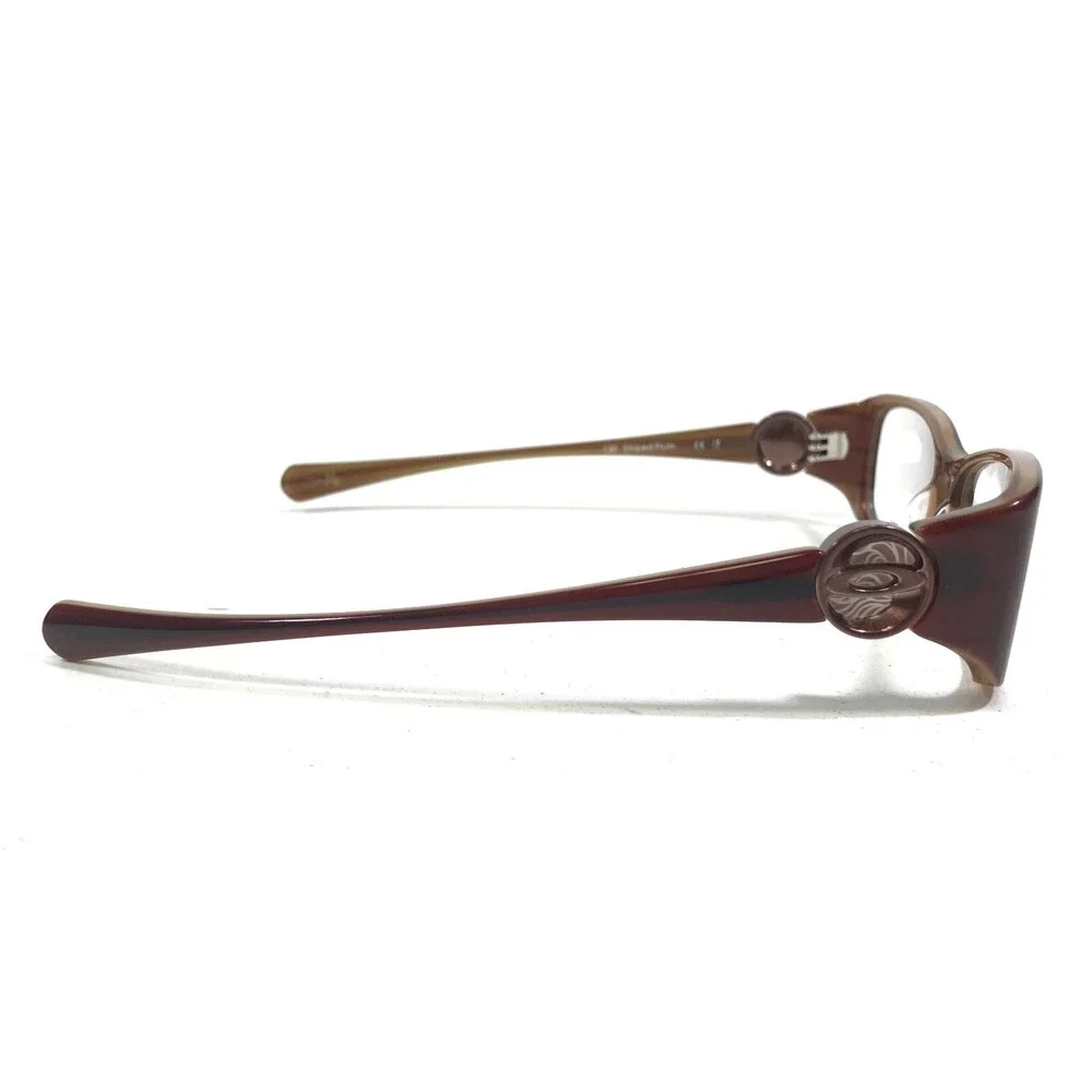 Oakley Spontaneous 4.0 Striped Plum Eyeglasses Frames Brown Logos 51-16-130